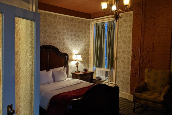 Room at the Crescent Hotel