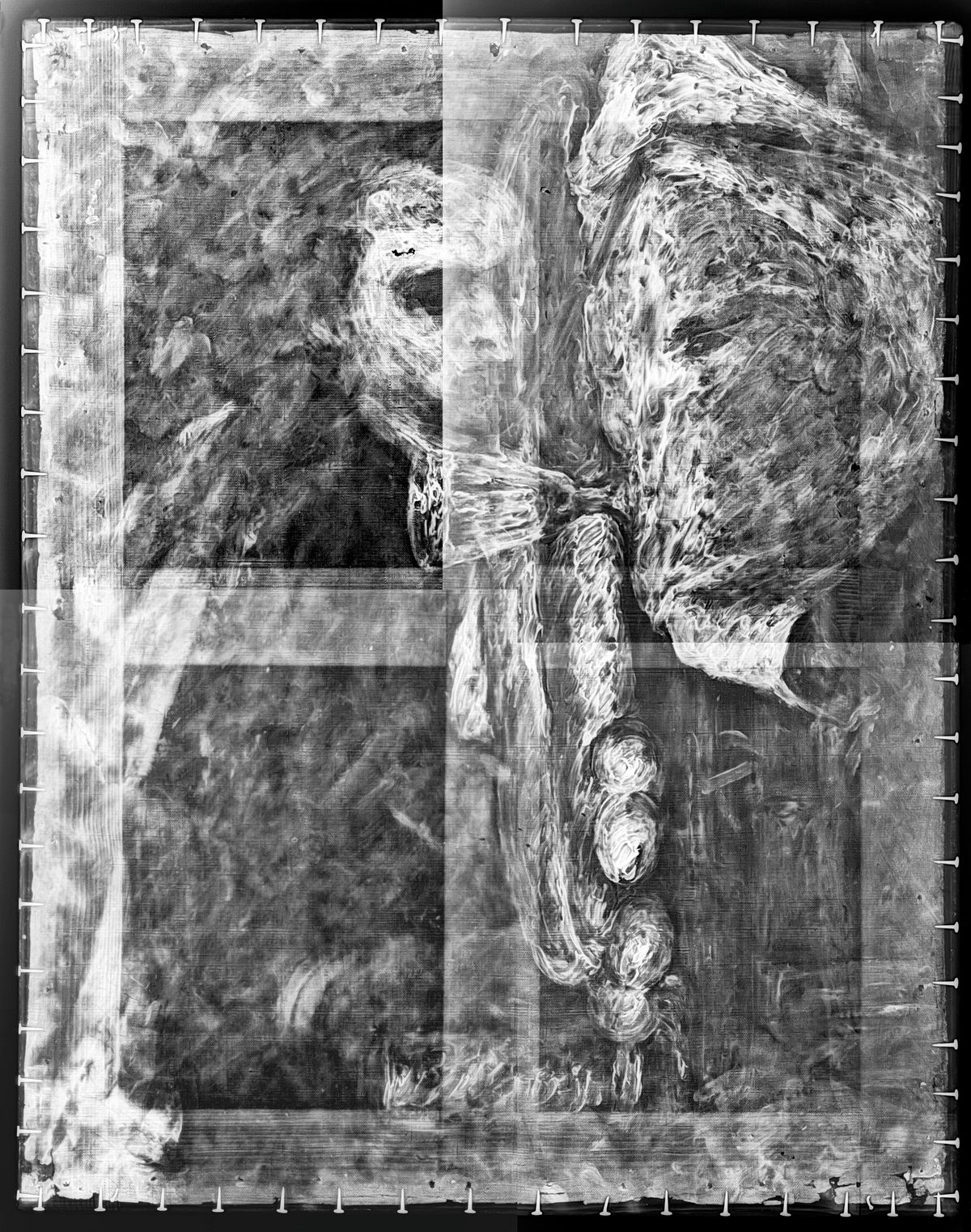 The alleged self-portrait was discovered during a routine cleaning by chief conservator Serena Urry.