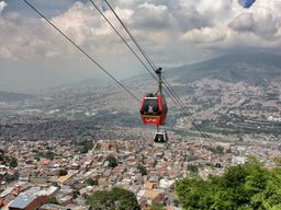 Metrocable of Medellín.