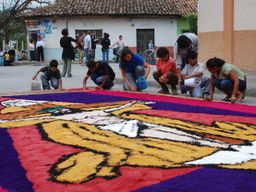 The Sawdust Alfombras of Comayagua