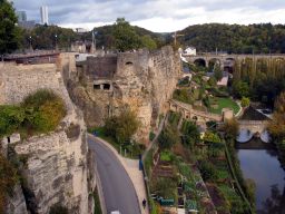 Casemates overlooking Alzette River