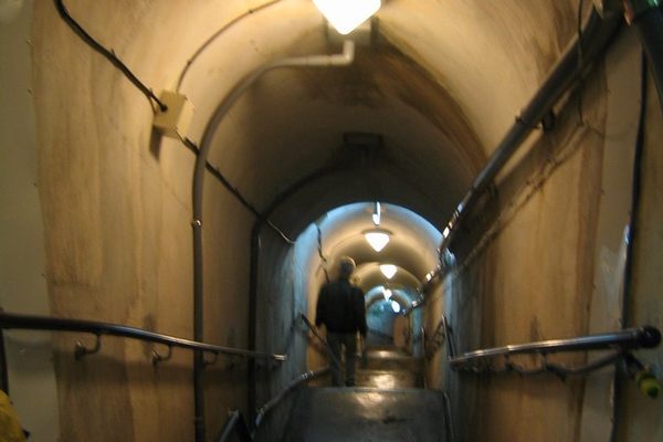 The entrance to underground naval headquarters.